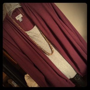 Plum Lightweight cardigan